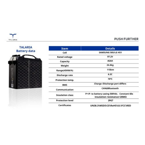 TALARIA KOMODO TL6000 L3e 97,2 V / 45 Ah NEW Model Street Legal TALARIA KOMODO TL6000 L3e 97,2 V / 45 Ah NEW Model Street Legal