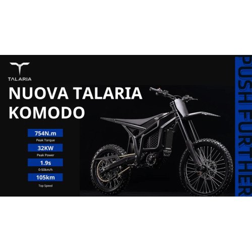 TALARIA KOMODO TL6000 L3e 97,2 V / 45 Ah NEW Model Street Legal TALARIA KOMODO TL6000 L3e 97,2 V / 45 Ah NEW Model Street Legal